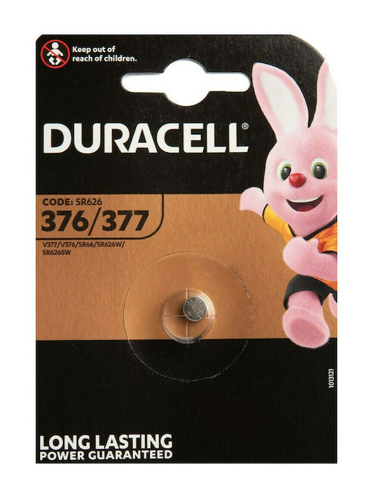 Duracell Long Lasting Power 377 Αλκαλική Μπαταρία Ρολογιών LR66 1.5V 1τμχ