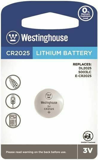 Eurolamp Lithium Watch Battery CR2025 3V 1pcs