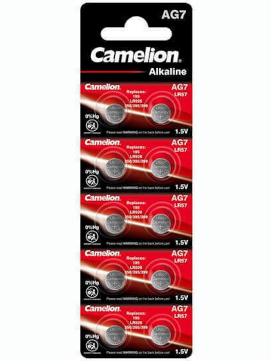 Camelion AG7 Baterii alcaline Baterii de ceas pentru ceasuri LR57 1.5V 10buc