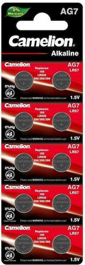 Camelion AG7 Αλκαλικές Μπαταρίες Ρολογιών LR57 1.5V 10τμχ