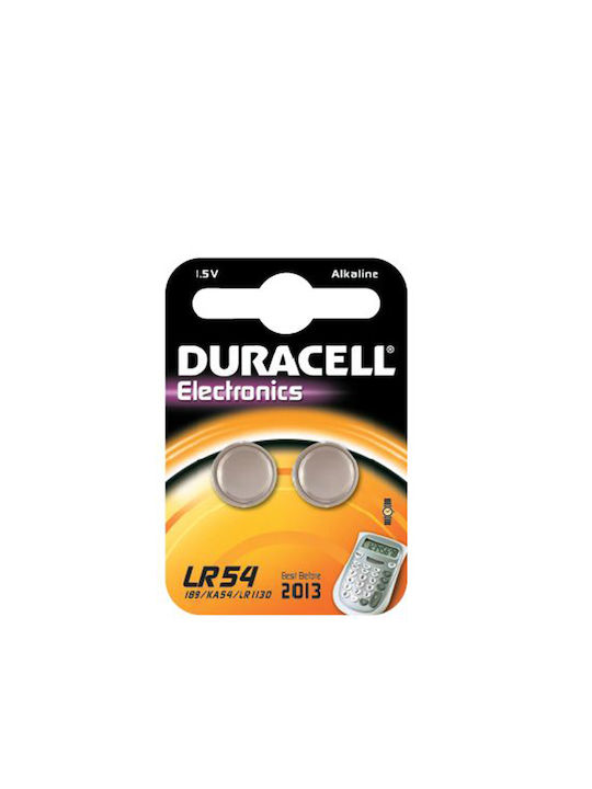 Duracell Electronics Αλκαλικές Μπαταρίες Ρολογιών LR54 1.5V 2τμχ