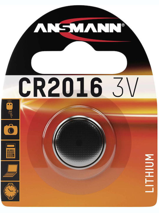 Ansmann Lithium Watch Battery CR2016 3V 1pcs