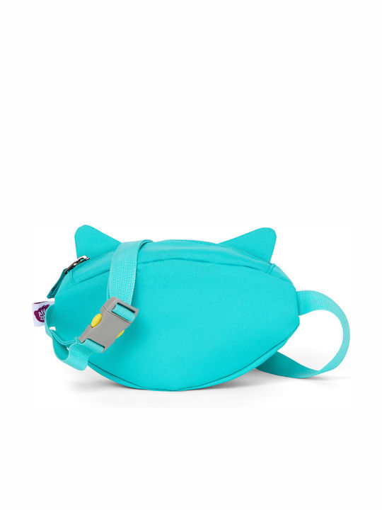 Affenzahn Owl Olivia Kids Waist Bag Turquoise 21.5cmx5.5cmx10cmcm