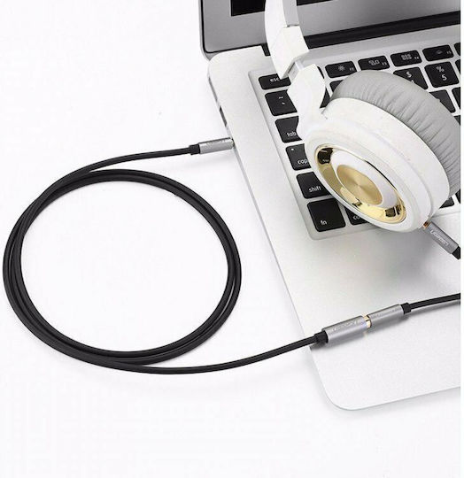 Ugreen 3.5mm Audio Cable Male to Female Black 5m with Gold Plated Terminals 10538