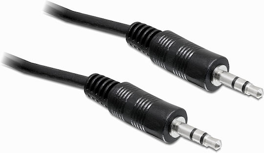 Bridge Cable Καλώδιο Ήχου 3.5mm male - 3.5mm male Μαύρο 1.5m 05000ADT60BK