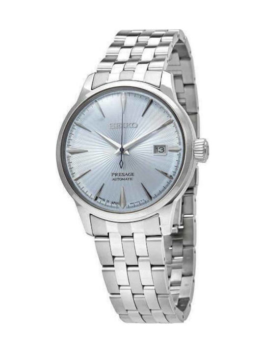 Seiko Presage Basic Line Men's Watch 40mm Automatic with Silver Metal Bracelet