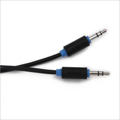 Prolink Καλώδιο Ήχου 3.5mm male - 3.5mm male Μαύρο 0.5m PB105-0050