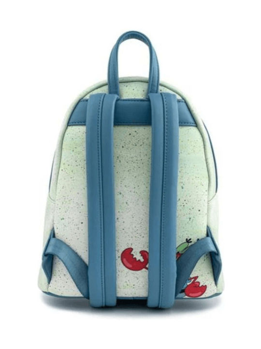 Loungefly Spongebob Krusty Krab Mini Kinder Rucksack Rucksack Weiß 22.5cmx11.25cmx27cmcm Mini-Rucksack vom Krusty Krab