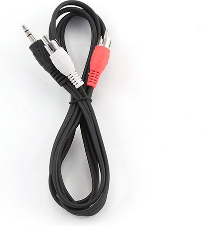 Cablexpert Καλώδιο Ήχου 3.5mm male - RCA male Μαύρο 5m CCA-458-5M
