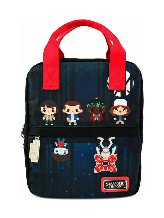 Loungefly Stranger Things Kinder Rucksack Rucksack Schwarz 22.5cmx12.2cmx28cmcm