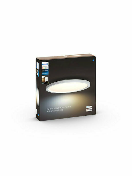 Philips Rotund În aer liber Panou LED Putere 19W cu Bianco reglabil Lumini 45.5x45.5cm.