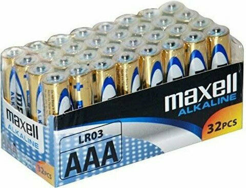 Maxell Αλκαλικές Μπαταρίες AAA 1.5V 32τμχ