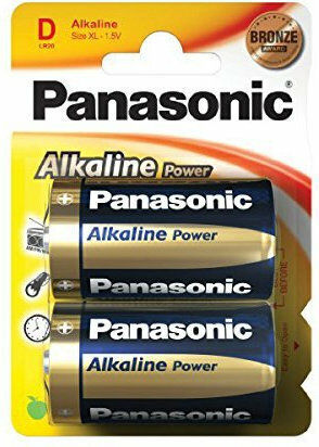 Panasonic Alkaline Power Bronze Alcaline D 1.5V 2buc