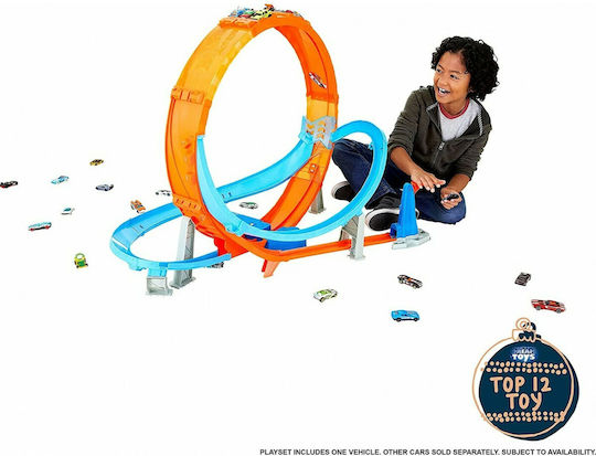 Hot Wheels Massive Loop Mayhem Strecke Set Maßstab 1:64 für 5+ Jahre