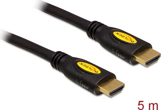 DeLock HDMI 1.4 High Speed 1080p 120Hz Cable HDMI Male - HDMI Male 15m Black