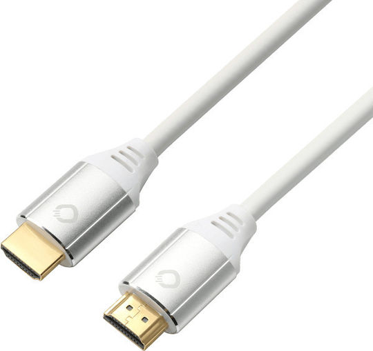 Oehlbach Magic MKII HDMI 2.1 Ultra High Speed 48Gbps 4K 120Hz HDR VRR Kabel HDMI-Stecker - HDMI-Stecker 3m Weiß