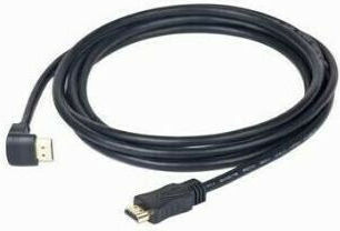 Cablexpert HDMI 1.4 High Speed 1080p 120Hz Angle (90°) Cable HDMI male - HDMI male 4.5m Μαύρο