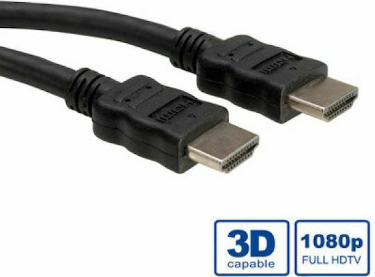 Value HDMI 1.4 Високоскоростен 1080p 120Hz HDMI Кабел HDMI Мъжки - HDMI Мъжки 2м Черен