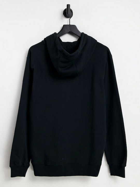Big Logo Sweatshirt with Hood Black