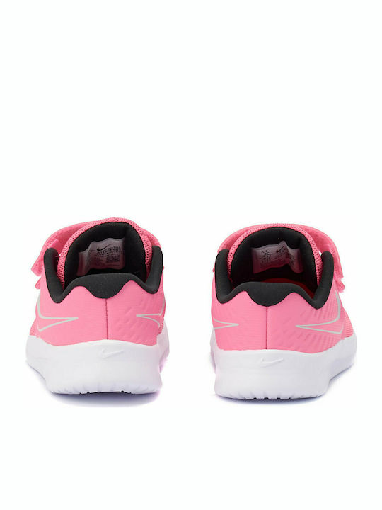 Star Runner Star Runner 2 Kids Sports Shoes Running with Hoop & Loop Closure Pink Glow / Photon Dust / Black / White