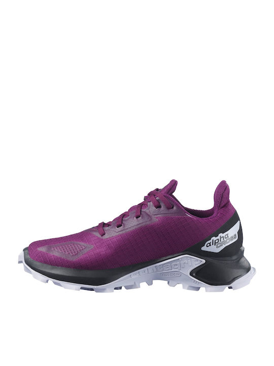 Alphacross Blast Waterproof Kids Sports Shoes Running with Laces Purple