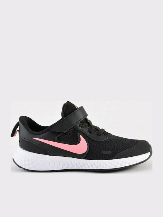 Revolution 5 Αθλητικά Παιδικά Παπούτσια Running με Σκρατς Black / Sunset Pulse