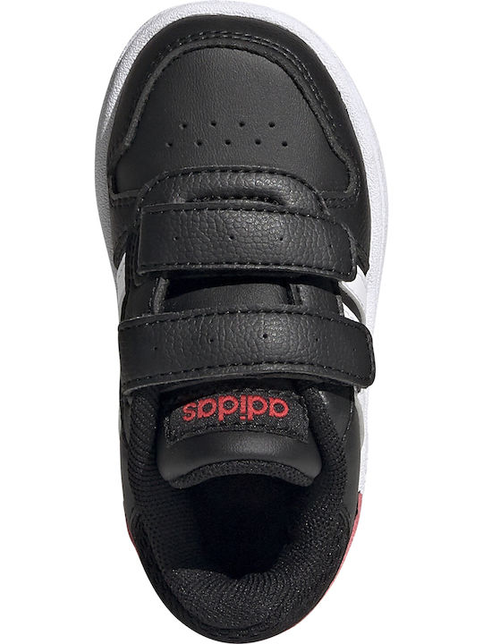 Hoops 2 Kinder Sneakers mit Klettverschluss Schwarz