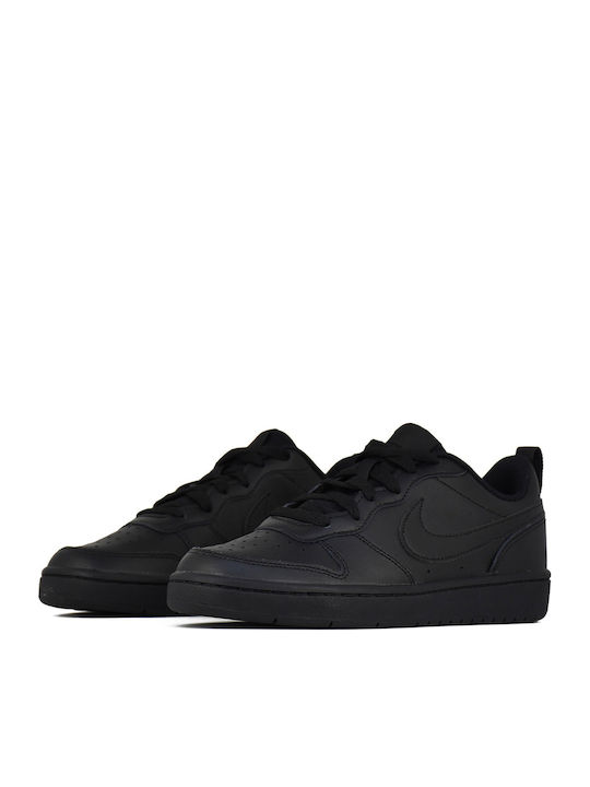 Court Borough Low 2 GS Kids Sports Shoes Basketball with Laces Black
