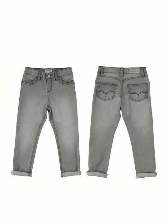 Mayoral Girls Denim Trouser Gray