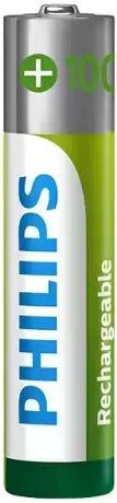 Philips R03B4RTU10 Презареждащи батерии AAA Ni-MH 1000mAh 1.2V 4бр