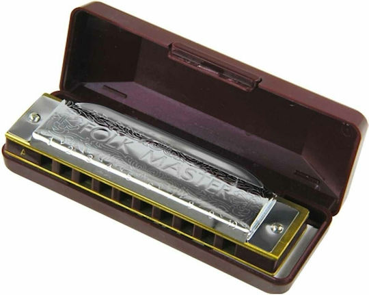 Suzuki Diatonisch Mundharmonika Folkmaster Harmonica Tonart D (Re) Major