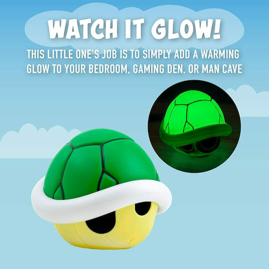 Paladone Kids Projector Lamp Shell Green 11x11x15εκ.