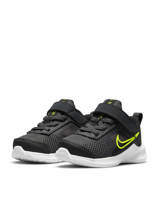 Downshifter Downshifter 11 Kids Sports Shoes Running with Hoop & Loop Closure Gray