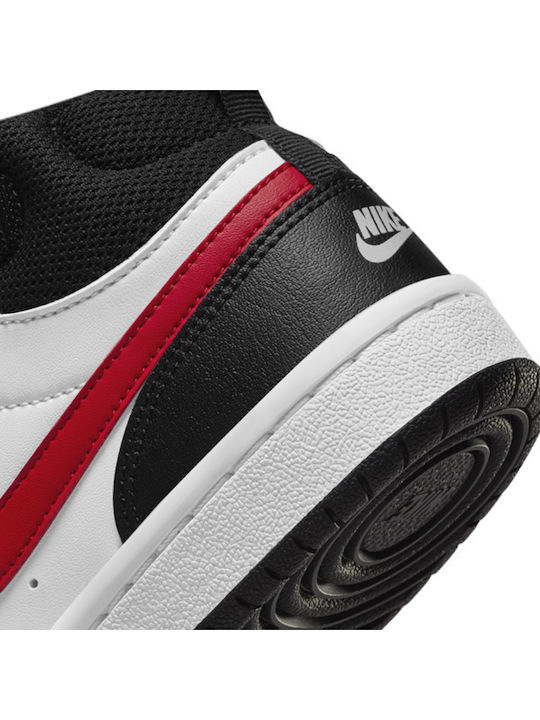 Court Borough 2 Αθλητικά Παιδικά Παπούτσια με Σκρατς White / University Red