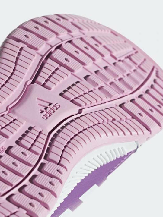 Altarun Kids Sports Shoes Running with Hoop & Loop Closure Ray Purple Cloud White Clear Lilac