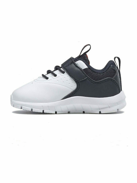 Rush Runner Rush Runner 4 Kids Sports Shoes Basketball with Hoop & Loop Closure Cloud White / Vector Navy / Vector Red