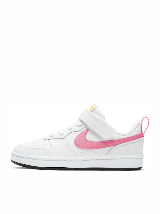 Court borough low 2 PSV Παιδικά Sneakers με Σκρατς Λευκά