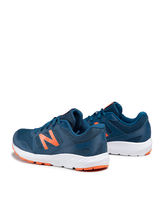570v2 Kids Sports Shoes Running with Laces Blue