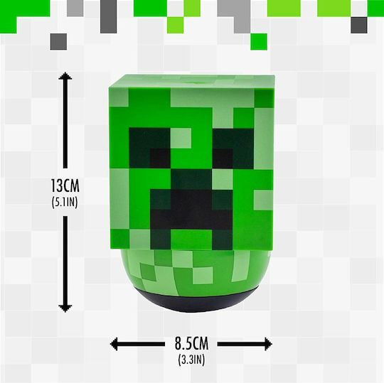 Paladone Lampă decorativă pentru copii Minecraft Creeper Verde