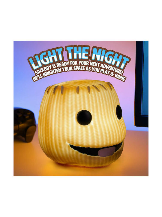 Paladone Παιδικό Διακοσμητικό Φωτιστικό Sackboy A Big Adventure Καφέ 12εκ.