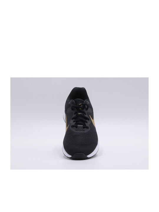 Revolution Revolution 6 Kids Sports Shoes Running with Laces Black / Metallic Gold / White