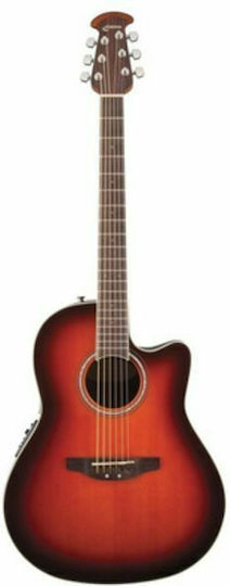 Ovation Semi-Akustik Gitarre CS24-1 Celebrity Standard Ausschnitt Sunburst