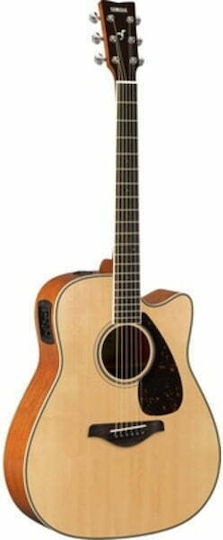 Yamaha Полуакустичен Китара FGX-820C Отрязана Natural