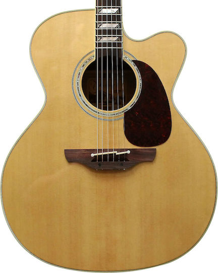 Takamine Semi-Akustik Gitarre TF250SMC Jumbo Ausschnitt Natürlich