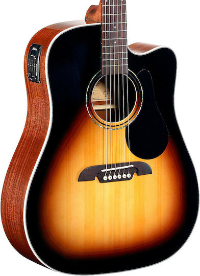 Alvarez Semi-Acoustic Guitar RD26CESB Cutaway Sunburst