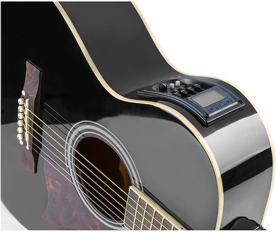 Max Semi-Acoustic Guitar Max Showkit Cutaway Black