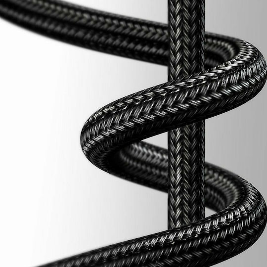 Baseus Legend Braided USB-A la Cablu Lightning Negru 1m (CALCS-01)