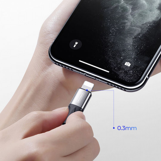 Joyroom S-1030N1 Braided USB to Lightning Cable Μαύρο 1m