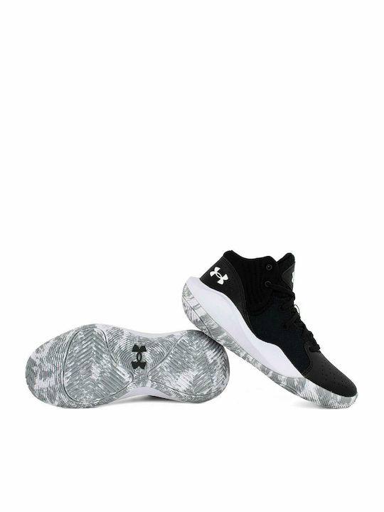 Junior Jet 2021 Kinder Sportschuhe Basketball mit Schnürsenkeln Schwarz