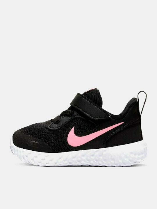Revolution 5 Αθλητικά Παιδικά Παπούτσια Running με Σκρατς Black / Sunset Pulse